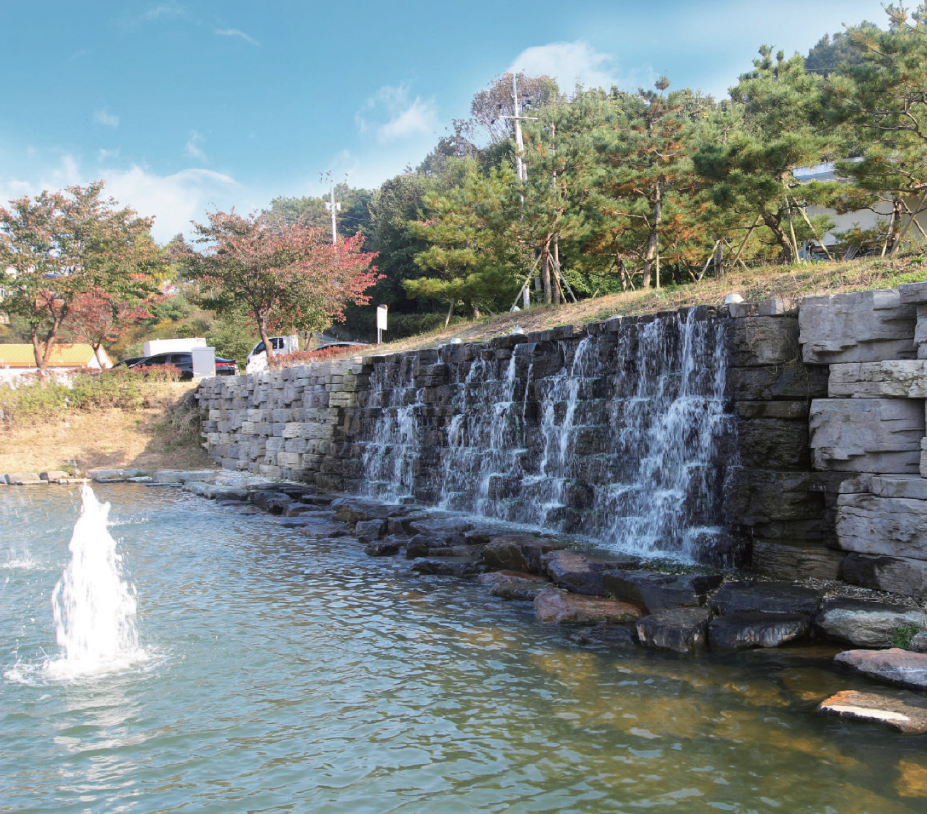 조경용 블록 공정 사진