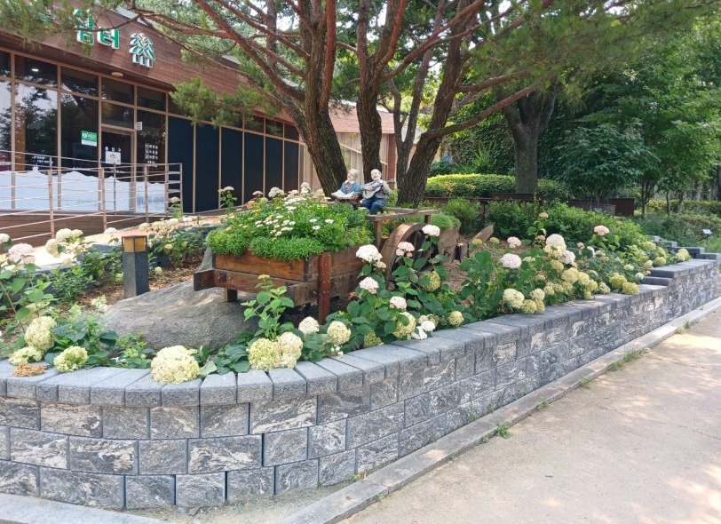 경관 옹벽 시공 사례